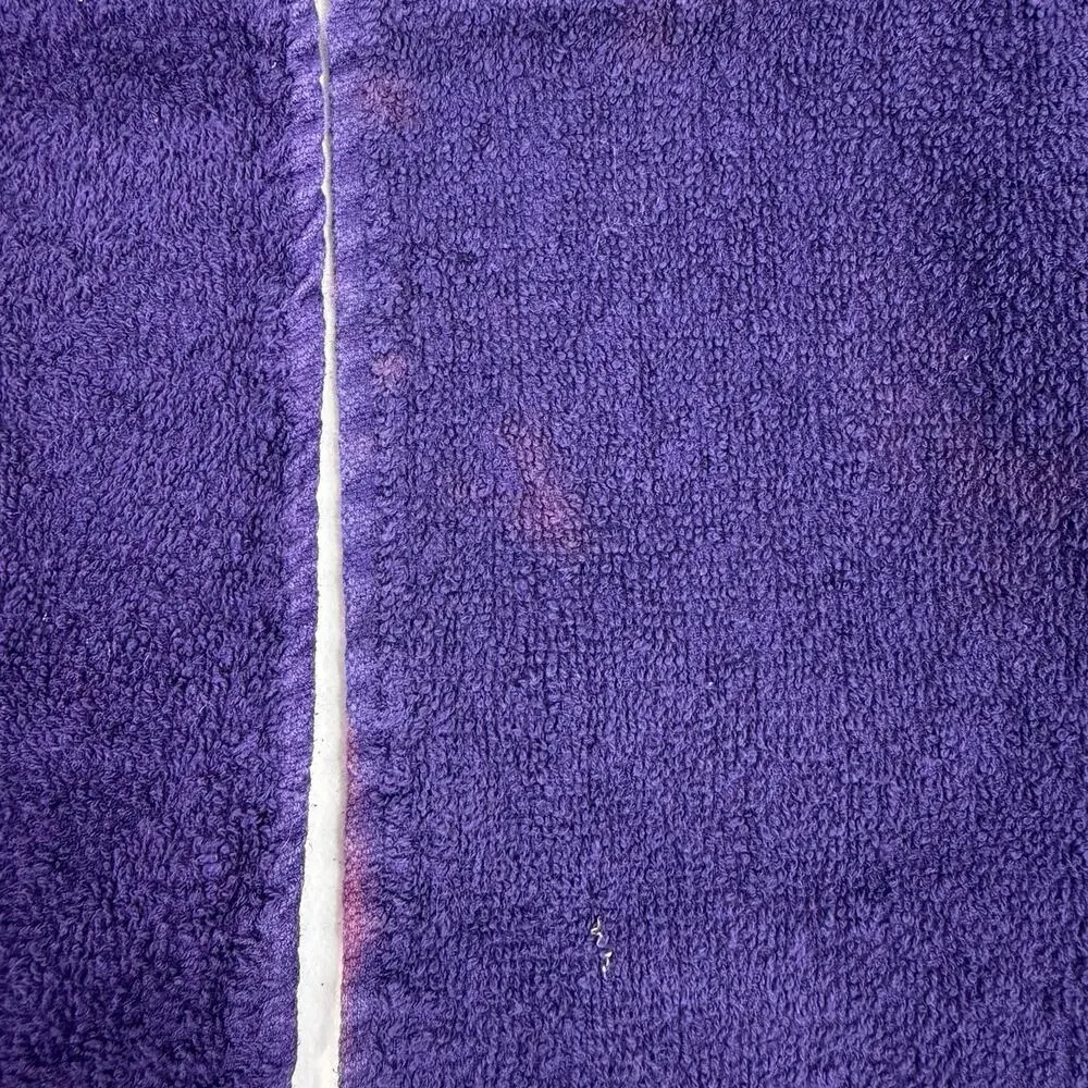Vintage Cotton Fruit Purple Kitchen Bathroom Hand Towel Set Of 4 Used‎